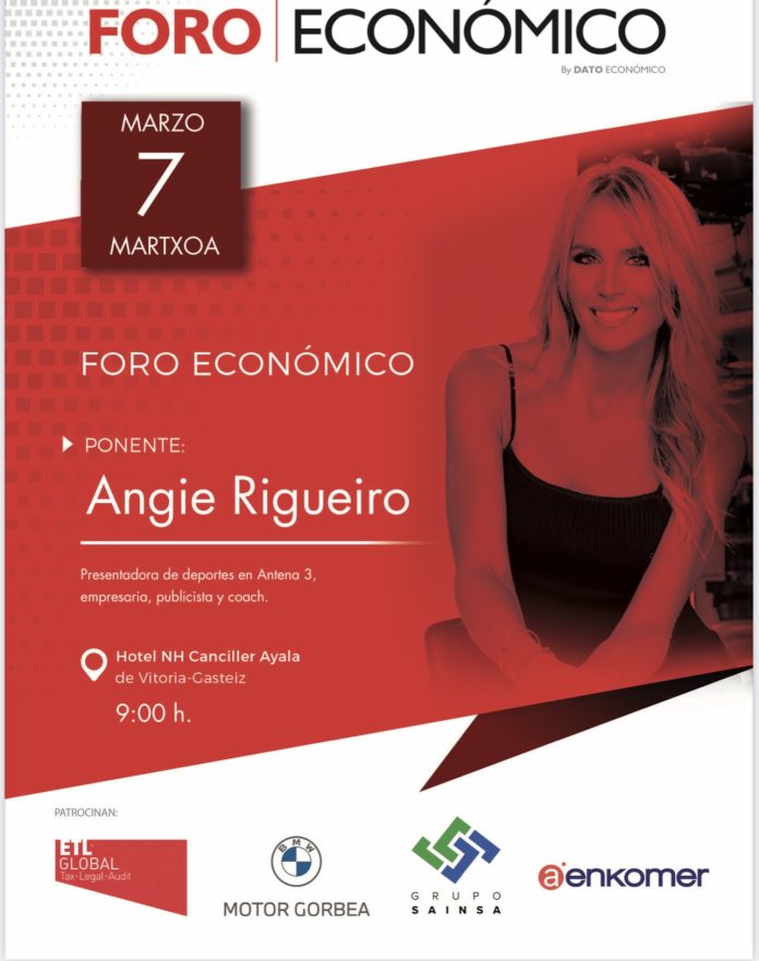 Vitoria: Expectación con la presentadora de A3 Angie Rigueiro